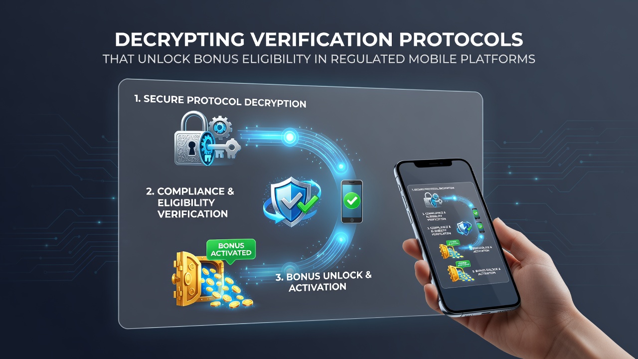 Mobile screen showing verification status and bonus unlock confirmation
